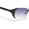 Rimless Sunglasses (Grey Lens | Gun Matel & Black Frame - SLMG9023)