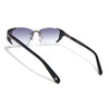 Rimless Sunglasses (Grey Lens | Gun Matel & Black Frame - SLMG9023)