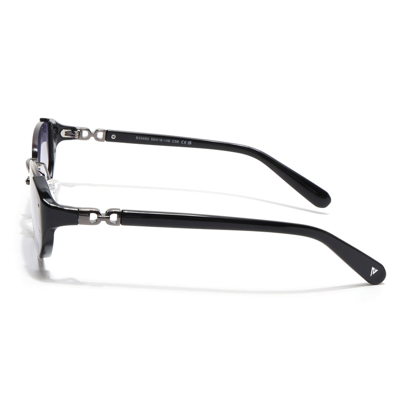 Rimless Sunglasses (Grey Lens | Gun Matel & Black Frame - SLMG9023)