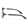 Rimless Sunglasses (Black Lens | Golden & Black Frame - SLMG9024)