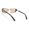 Rimless Sunglasses (Brown Lens | Golden & Demi Brown Frame - SLMG9025)