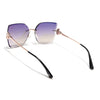Rimless Sunglasses (Brown Lens | Rose Golden Frame - SLMG9055)