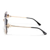 Rimless Sunglasses (Blue Lens | Golden Frame - SLMG9056)