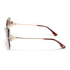Rimless Sunglasses (Brown Lens | Golden Frame - SLMG9057)