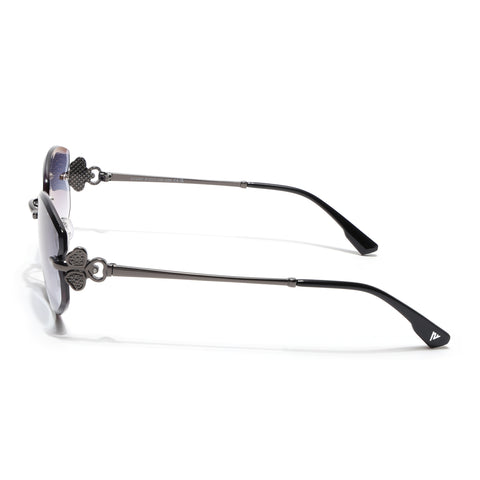 Rimless Sunglasses (Grey Lens | Gun Matel Frame - SLMG9058)