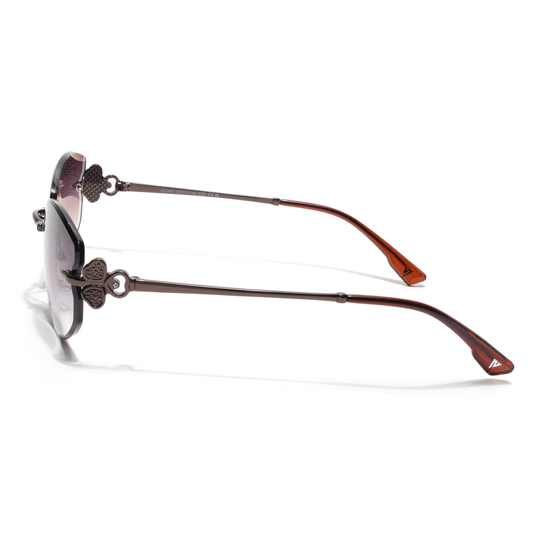 Rimless Sunglasses (Brown Lens | Brown Frame - SLMG9061)