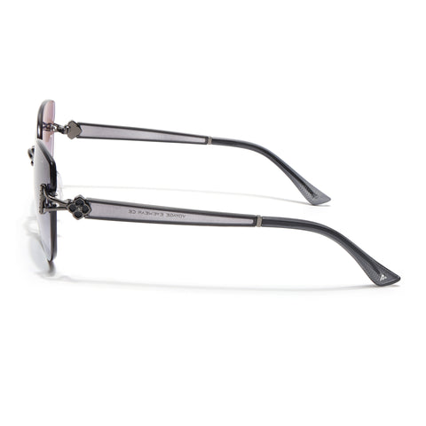Rimless Sunglasses (Grey Lens | Gun Matel Frame - SLMG9048)