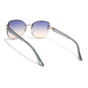 Rimless Sunglasses (Blue Lens | Golden Frame - SLMG9051)