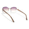 Rimless Sunglasses (Brown Lens | Golden Frame - SLMG9052)