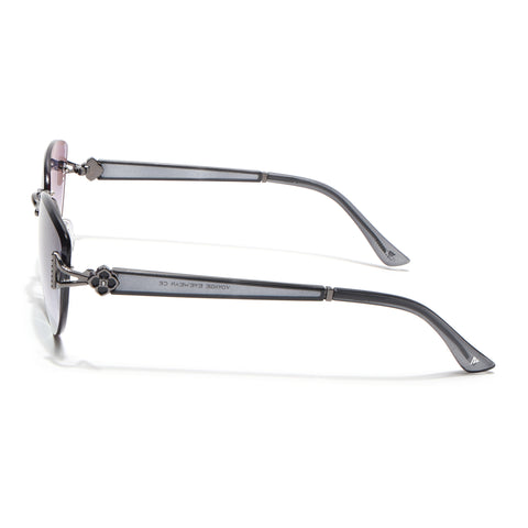 Rimless Sunglasses (Grey Lens | Gun Matel Frame - SLMG9043)