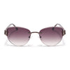 Rimless Sunglasses (Brown Lens | Brown Frame - SLMG9045)