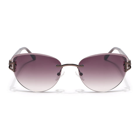 Rimless Sunglasses (Brown Lens | Brown Frame - SLMG9045)