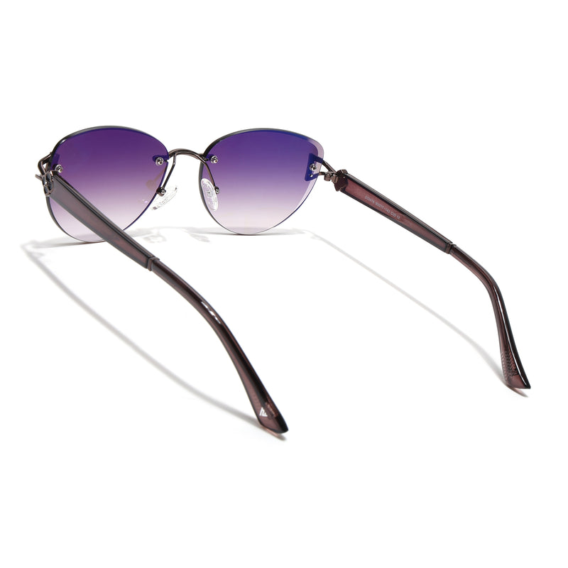 Rimless Sunglasses (Brown Lens | Brown Frame - SLMG9045)