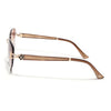 Rimless Sunglasses (Light Brown Lens | Golden Frame - SLMG9046)