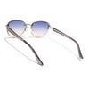 Rimless Sunglasses (Blue Lens | Golden Frame - SLMG9047)