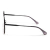 Oversize Sunglasses (Peach Lens | Black Frame - SLMG9087)