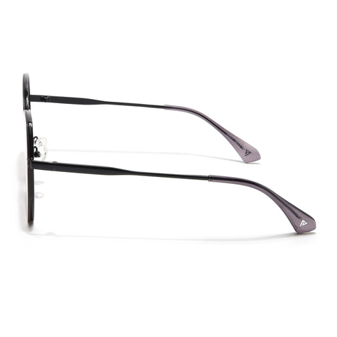 Oversize Sunglasses (Peach Lens | Black Frame - SLMG9087)
