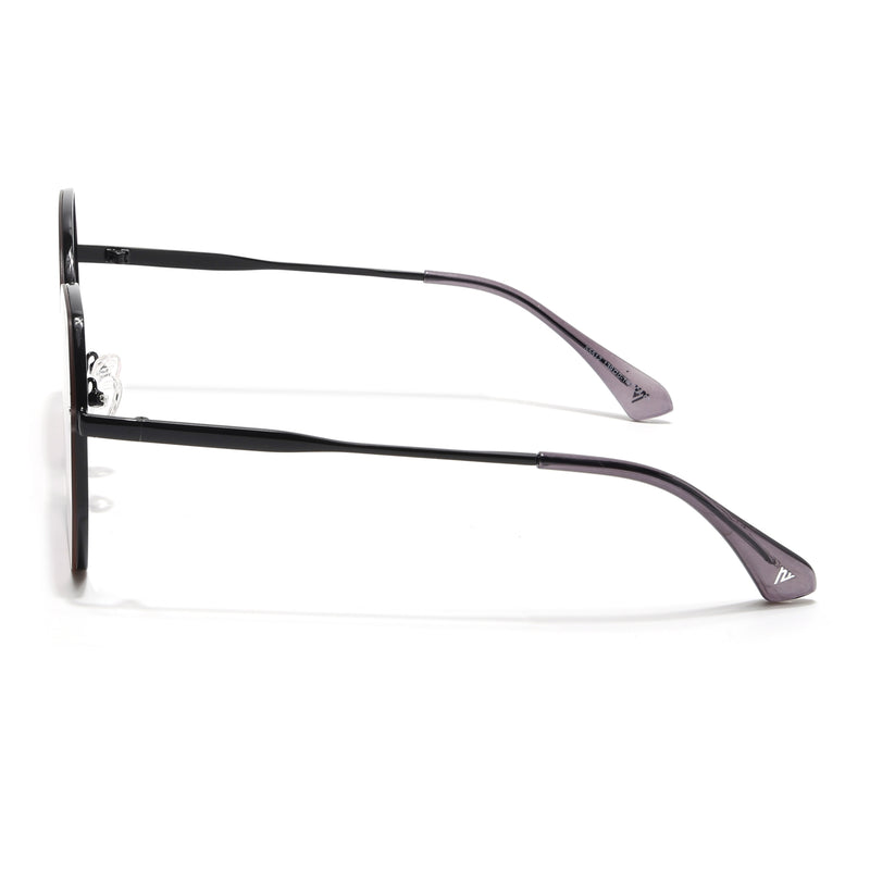 Oversize Sunglasses (Peach Lens | Black Frame - SLMG9087)
