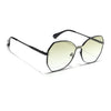 Oversize Sunglasses (Green Lens | Black Frame - SLMG9088)