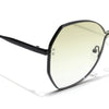 Oversize Sunglasses (Green Lens | Black Frame - SLMG9088)