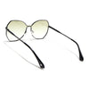 Oversize Sunglasses (Green Lens | Black Frame - SLMG9088)