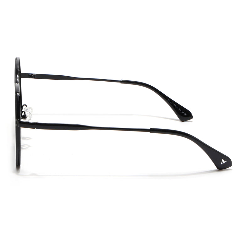 Oversize Sunglasses (Green Lens | Black Frame - SLMG9088)