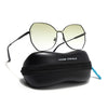 Oversize Sunglasses (Green Lens | Black Frame - SLMG9088)