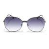 Oversize Sunglasses (Grey Lens | Silver Frame - SLMG9089)