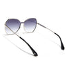 Oversize Sunglasses (Grey Lens | Silver Frame - SLMG9089)