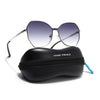Oversize Sunglasses (Grey Lens | Silver Frame - SLMG9089)