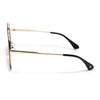 Oversize Sunglasses (Brown Lens | Golden Frame - SLMG9090)