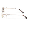 Oval Polarized Sunglasses (Yellow Lens | Golden Frame - SLPMG9041)
