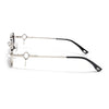 Rectangle Polarized Sunglasses (Olive Lens | Silver Frame - SLPMG9027)
