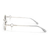 Rectangle Polarized Sunglasses (Grey Lens | Silver Frame - SLPMG9029)