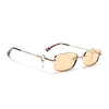 Rectangle Polarized Sunglasses (Yellow Lens | Golden Frame - SLPMG9032)
