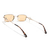 Rectangle Polarized Sunglasses (Yellow Lens | Golden Frame - SLPMG9032)