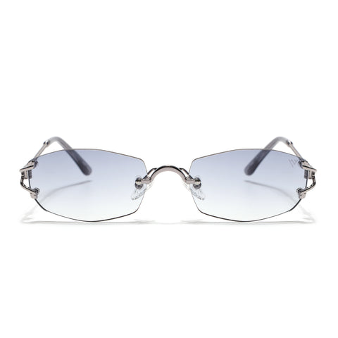 Rimless Sunglasses (Grey Lens | Silver Frame - SLMG9013)