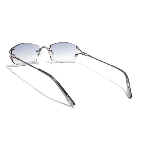 Rimless Sunglasses (Grey Lens | Silver Frame - SLMG9013)