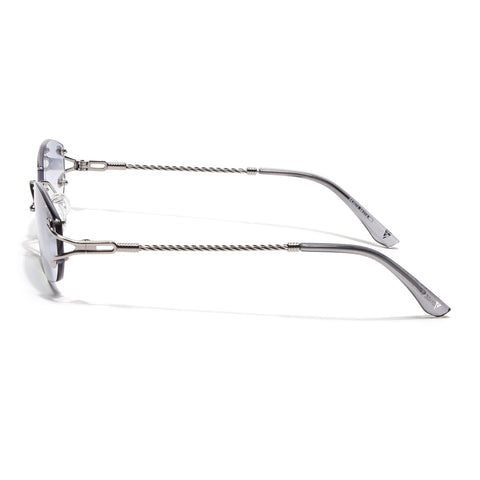 Rimless Sunglasses (Grey Lens | Silver Frame - SLMG9013)