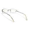Rimless Sunglasses (Green Lens | Silver Frame - SLMG9015)