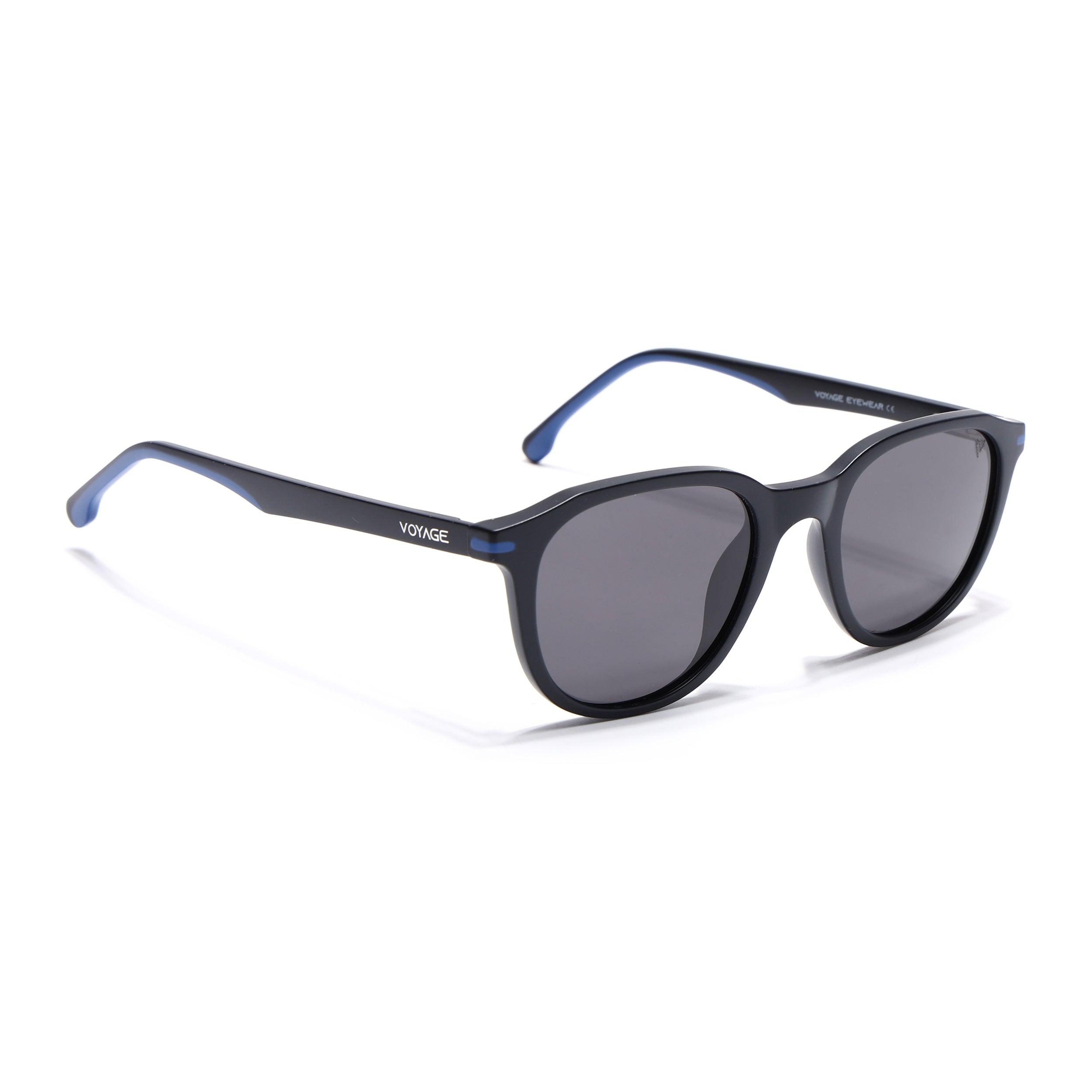 Matira | Black & Blue Wayfarer Polarized Sunglasses | PMG7397