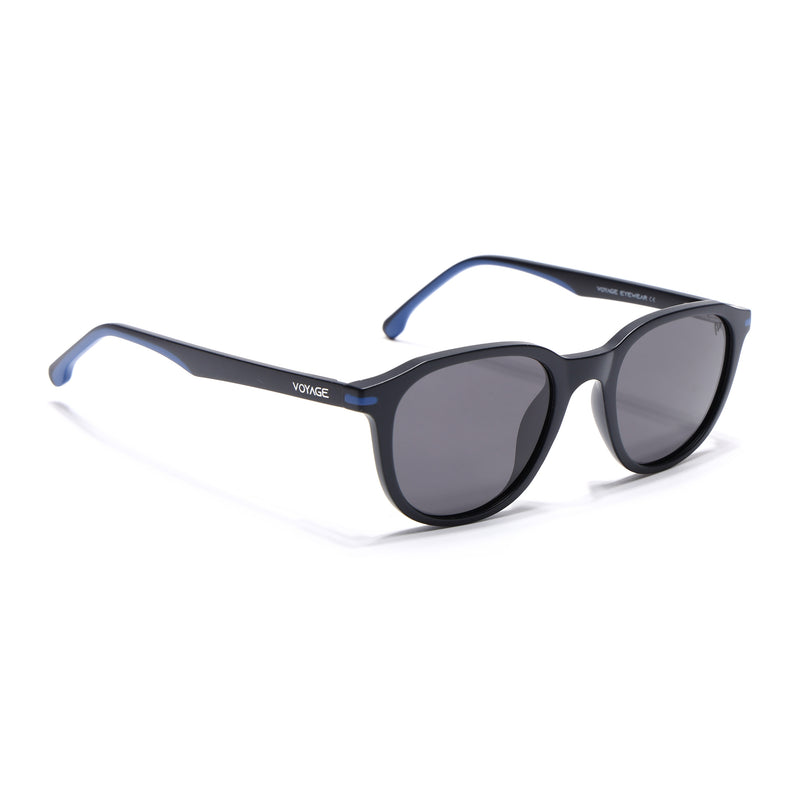 Matira | Black & Blue Wayfarer Polarized Sunglasses | PMG7397
