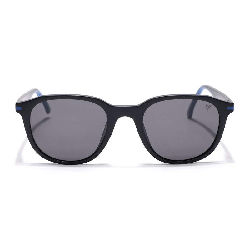 Matira | Black & Blue Wayfarer Polarized Sunglasses | PMG7397