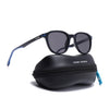 Matira | Black & Blue Wayfarer Polarized Sunglasses | PMG7397