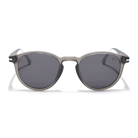 Matira | Dark Grey Round Polarized Sunglasses | PMG7408
