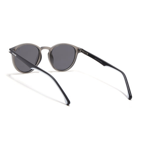 Matira | Dark Grey Round Polarized Sunglasses | PMG7408