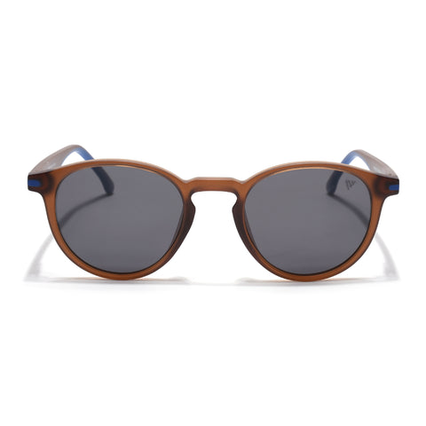 Matira | Brown Round Polarized Sunglasses | PMG7411