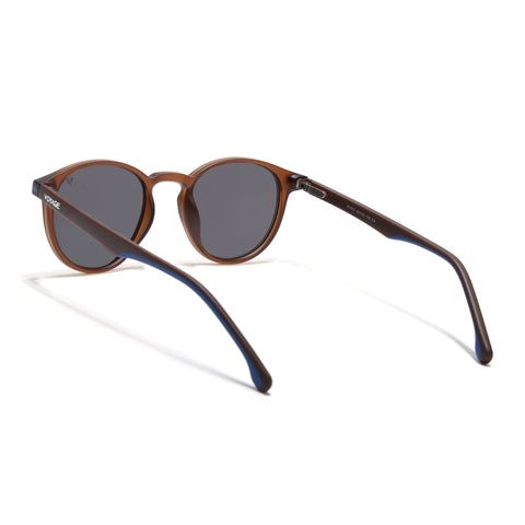 Matira | Brown Round Polarized Sunglasses | PMG7411