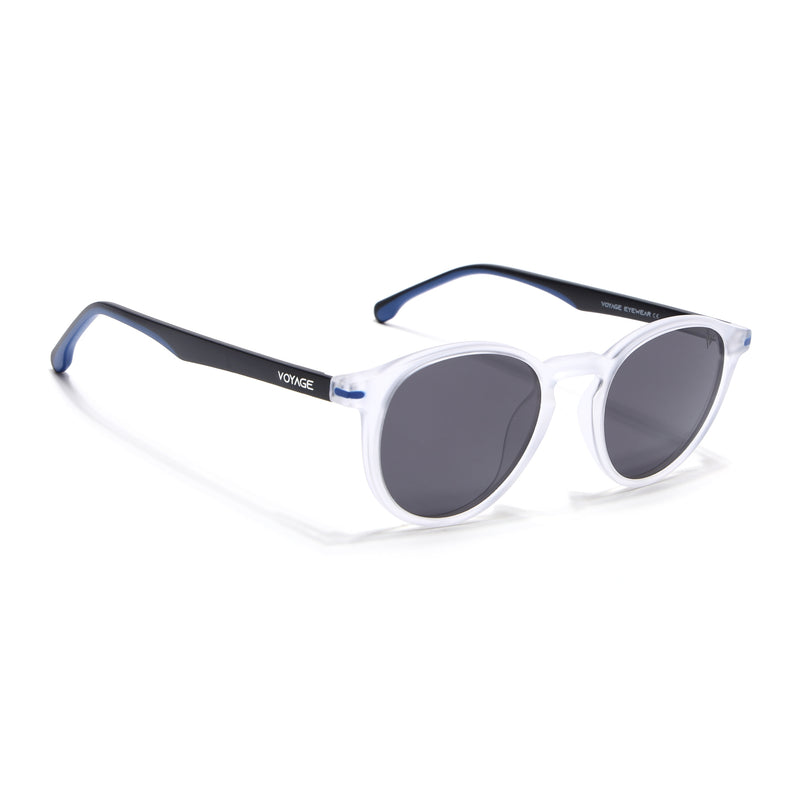 Matira | Transparent  Round Polarized Sunglasses | PMG7412