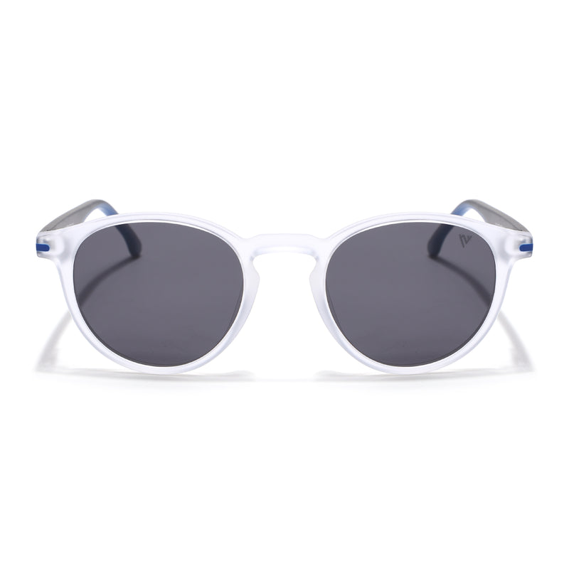 Matira | Transparent  Round Polarized Sunglasses | PMG7412